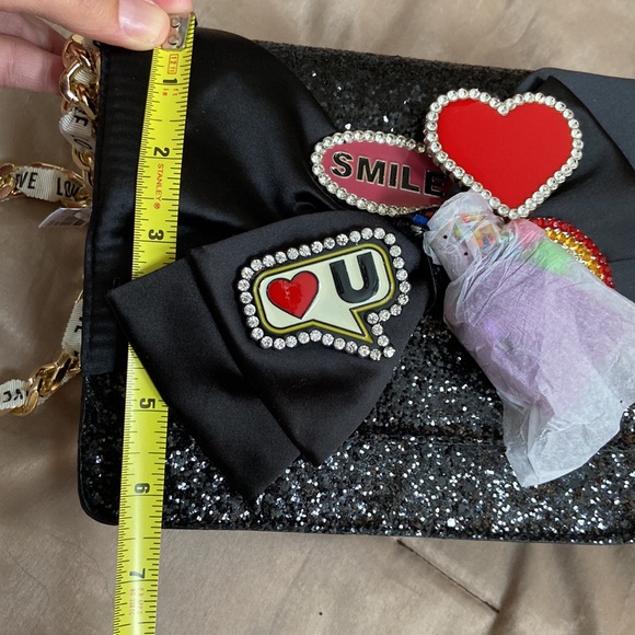 🆕 Aldo I love you rainbow sequin party bag - Picture 9 of 12